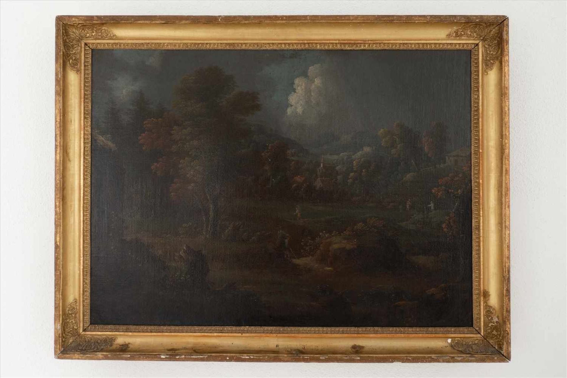 Altmeister LandschaftsgemäldeÖl/Lwd., 18. Jh. Maße:H72 x B94cmOld masters landscape paintingOil/