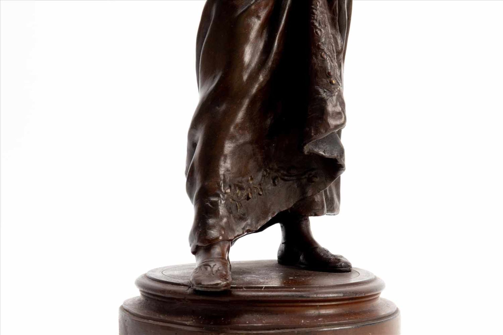 Bronze Skulptur Krieger, Clement Leopold SteinerParis 1853-1899, sign. Maße: H39cmBronze sculpture - Bild 4 aus 6