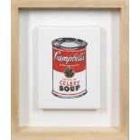 Richard Pettibone(Geb. 1938 Los Angeles. Ansässig in New York)"Andy Warhol 'Campbell's Soup Can/