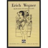 Erich Wegner(1899 Gnoien - 1980 Hannover)Plakat für die Erich Wegner-Ausstellung in der Galleria