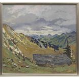 Josef Stoitzner(1884 Wien - 1951 Bramberg)Blick vom Obersulzbachtal auf den Großen RettensteinMit