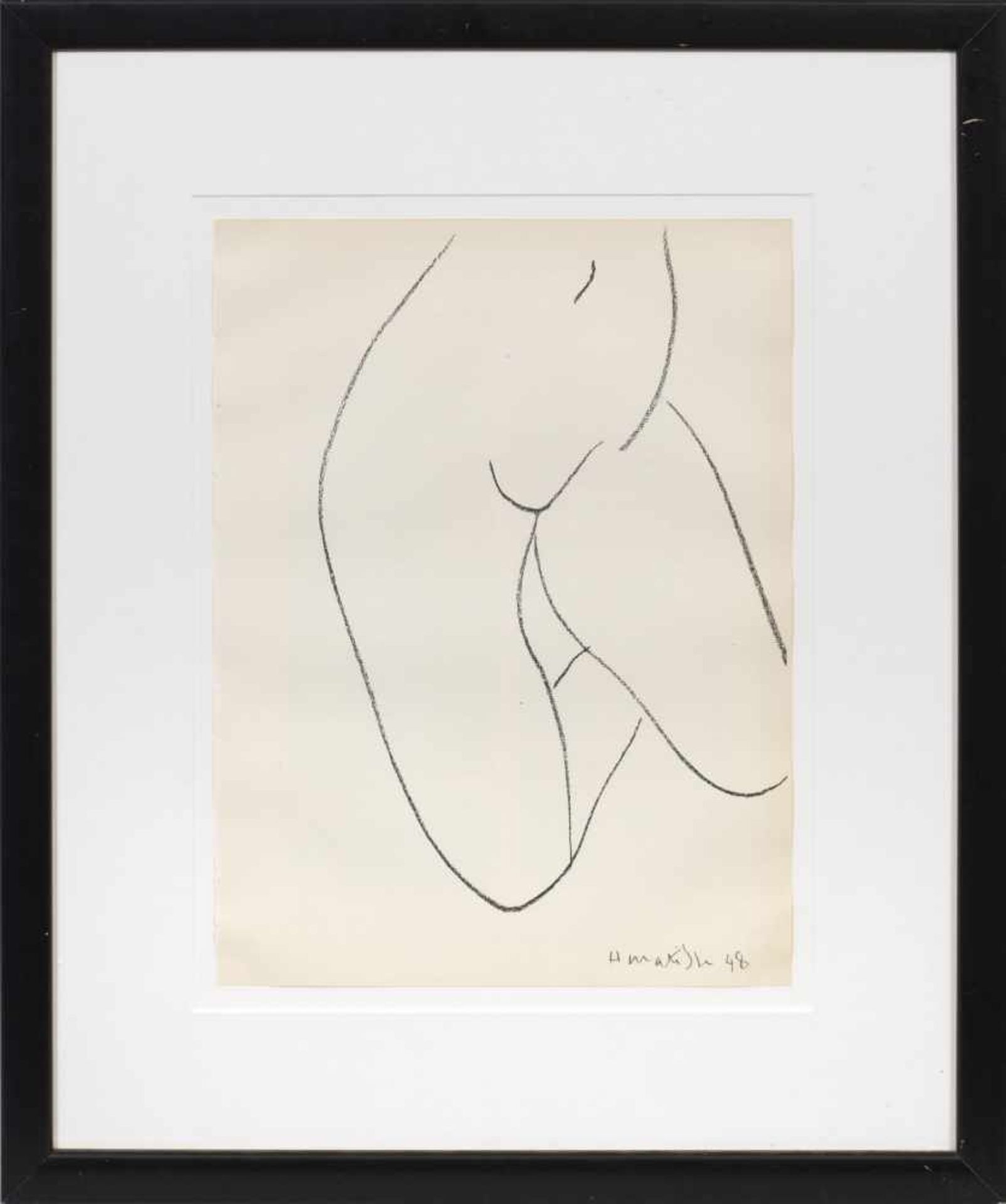 Henri Matisse(1869 Le-Cateau-Cambrésis - 1954 Cimiez)Weibliche AkteZwei Blätter mit Lithographien/ - Bild 2 aus 2
