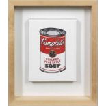 Richard Pettibone(Geb. 1938 Los Angeles. Ansässig in New York)"Andy Warhol 'Campbell's Soup Can/