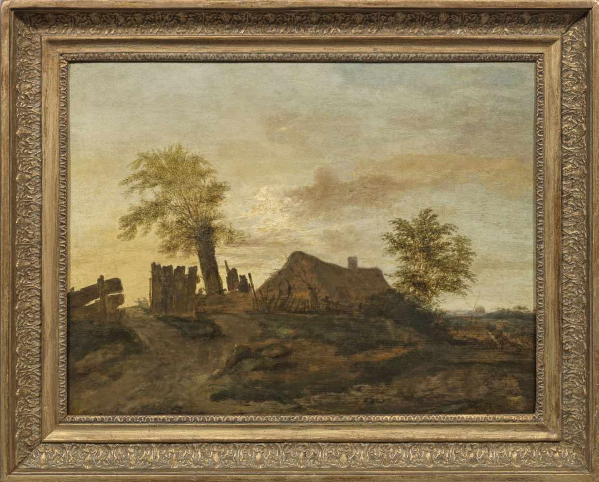 Jan van Goyen(1596 Leiden - 1656 Den Haag) Umkreis/Nachfolger des 17. JhsHolländische Landschaft mit