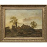 Jan van Goyen(1596 Leiden - 1656 Den Haag) Umkreis/Nachfolger des 17. JhsHolländische Landschaft mit