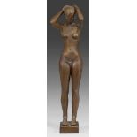 Gerhard Marcks(1889 Berlin - 1981 Burgbrohl/Eifel)"Stehende Duttknoterin" OriginaltitelBronze, in