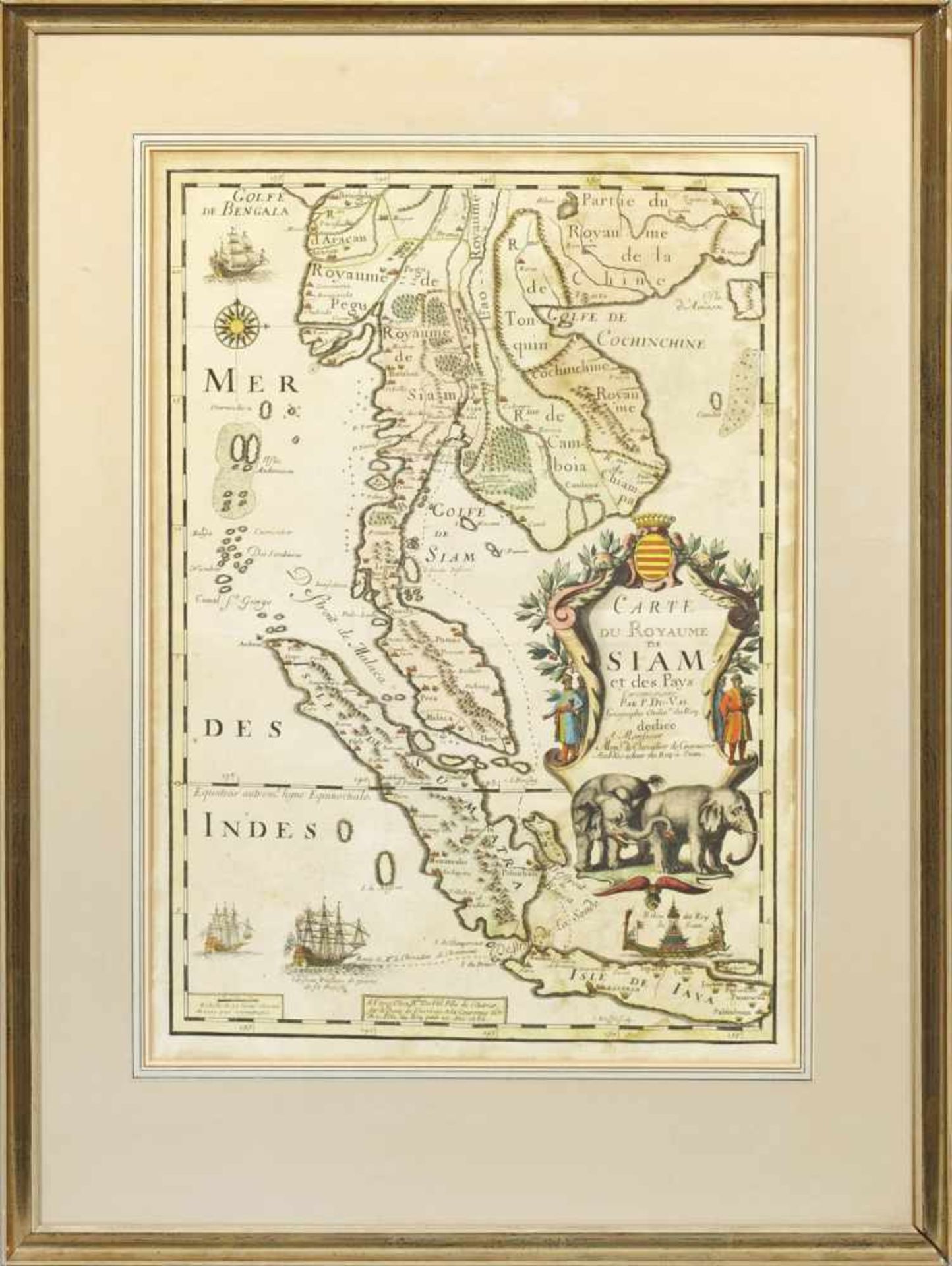 "Carte du Royaume de Siam et des Pays Circonvoisins"(Karte des Königreichs Siam und der