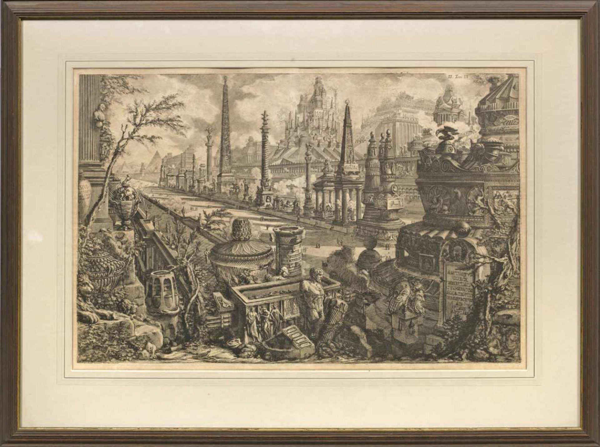 Giovanni Battista Piranesi(1720 Mogliano - 1778 Rom)Drei Blätter aus "Le Antichità Romane" - Bild 2 aus 3