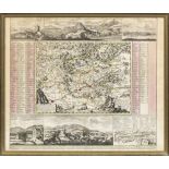Peter Schenk der Jüngere(1693 Amsterdam - 1775 ebenda)"Geographischer Entwurff der Stadt und