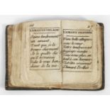 Le petit Chasseur AlmanachMiniaturbuch mit 64 Seiten und 12 ganzseitigen Kupferstichen.