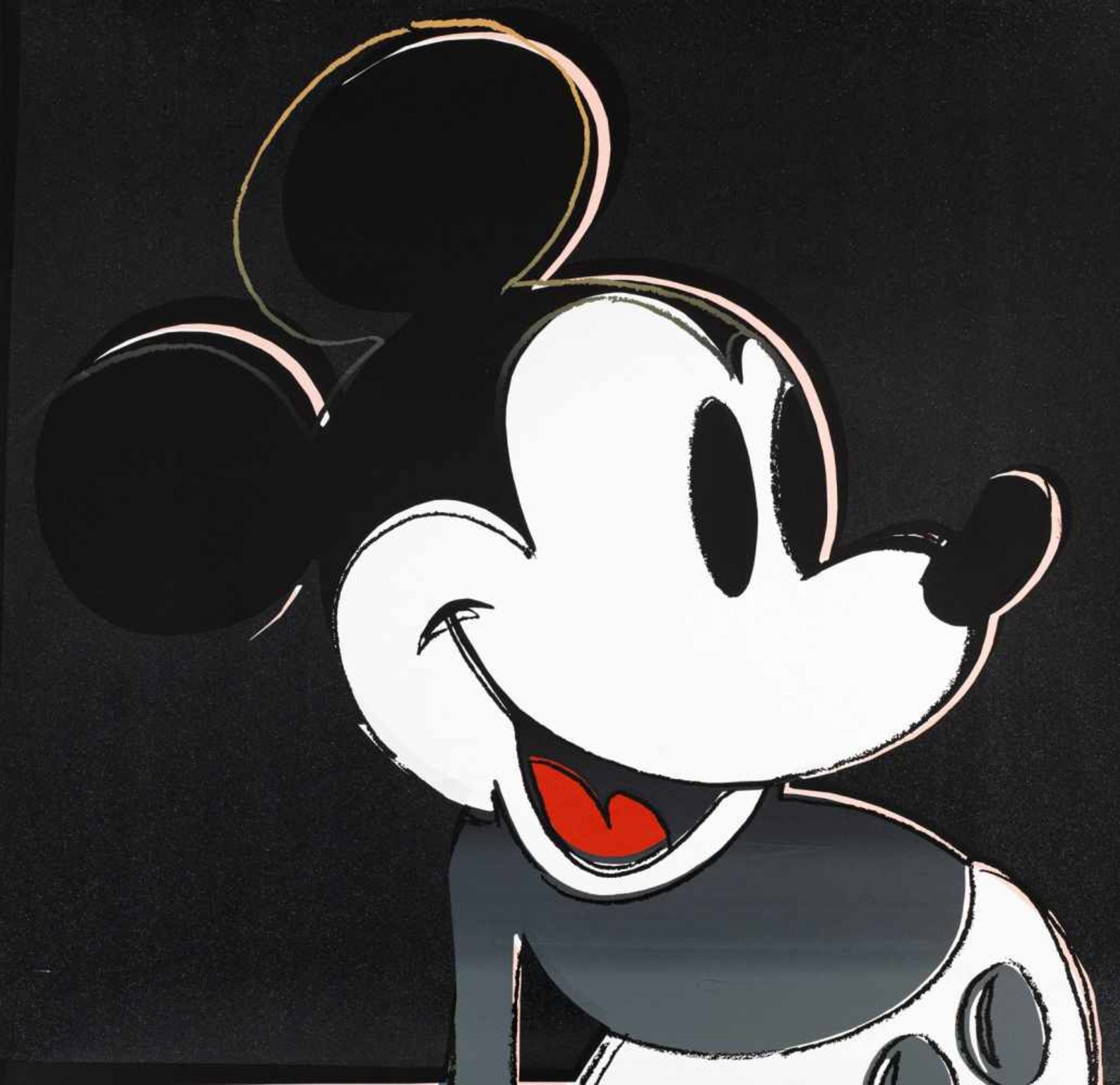 Andy Warhol(1928 Pittsburgh - 1987 New York)"Mickey Mouse" aus dem Portfolio "Myths".