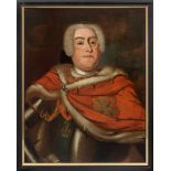 Deutscher Porträtmaler(Tätig im 18. Jh.)Barock-Porträt des Kurfürsten Friedrich August II. von