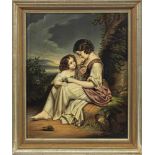 Braunschweiger Maler(Tätig um 1830 in der Stobwasser-Manufaktur)Rastende junge Mutter mit ihrer