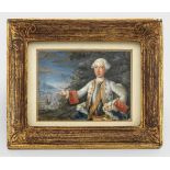 Miniatur-PorträtHüftbildnis von Heinrich von Preußen (1726-1802) in ordensgeschmückter Uniform und