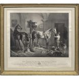 Franz Adam(1815 Mailand - 1886 München) nach"Englische Vollblut-Pferde". OriginaltitelLithographie