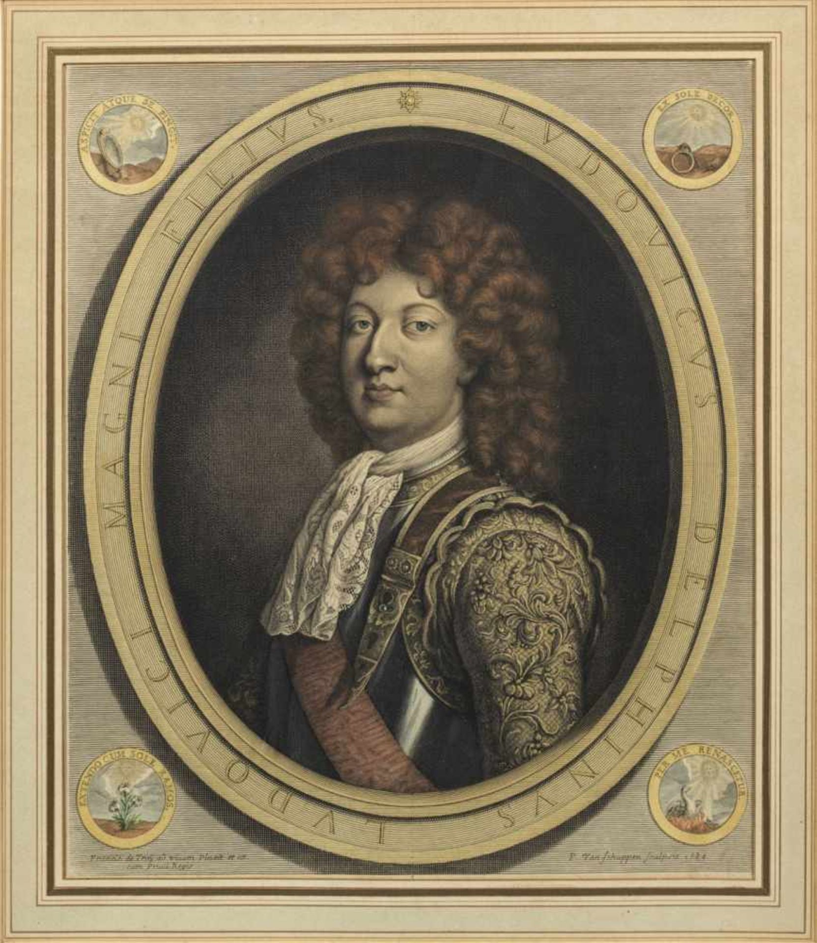 Pieter (Pierre Louis) van Schuppen(1627 Antwerpen - 1702 Paris)Porträt des Grand Dauphin Ludwig