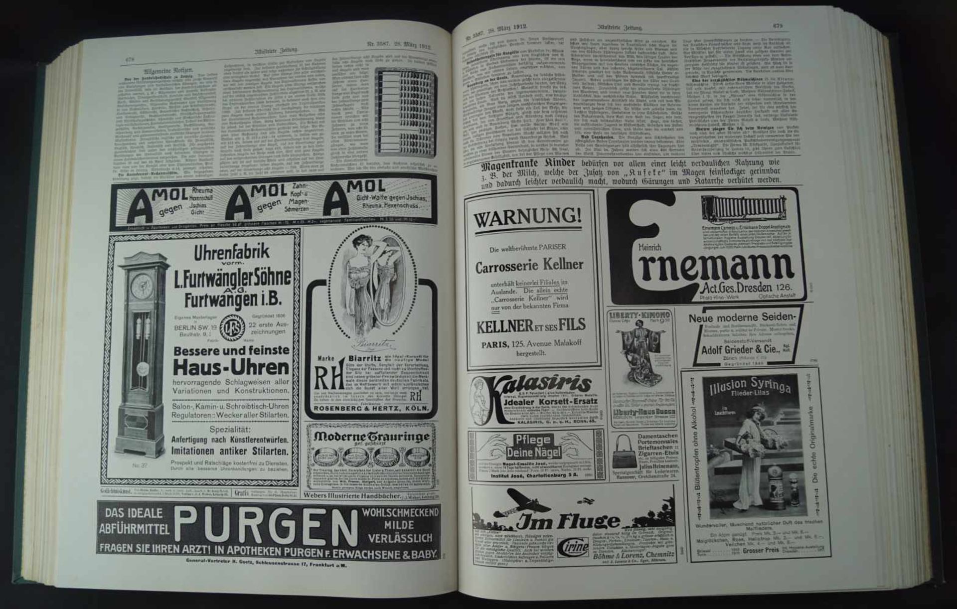Sammelausgabe der illustrierten Zeitung LeipzigBeinhaltet die Ausgaben des Jahres 1912 Januar bis - Bild 4 aus 7