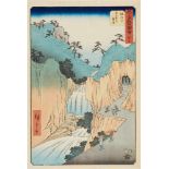 Utagawa Hiroshige (1797-1858)Ôban. Series: Gojûsan tsugi meisho zue. No. 49. Title: Sakanoshita,