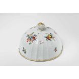 A Meissen porcelain cloche from a service made for Frederick II of PrussiaWith Dulong relief and