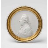 A rare Berlin KPM porcelain plaque with a portrait of Prince Heinrich of PrussiaPortrait of the