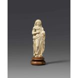 A South German carved ivory figure of Mary Magdalene, first half 16th centuryCarved in the round.