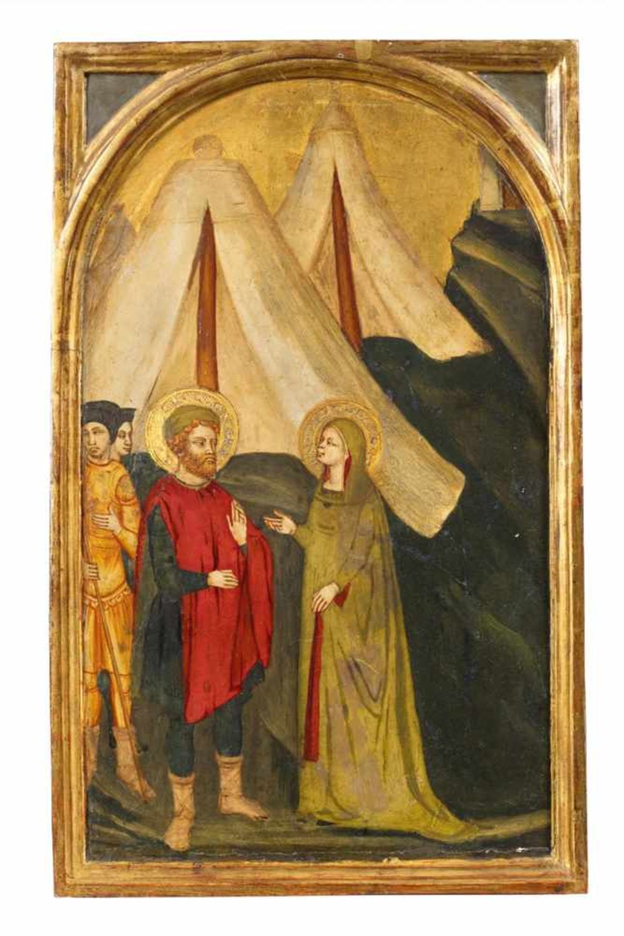 Maestro di Campo Giove (Nicolo Olivieri della Pietranziera?)Four Scenes from the Life of St. - Image 4 of 4