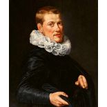 Thomas de Keyser, attributed toPortrait of a Young Man in a White RuffOil on panel mounted on an