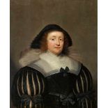 Cornelius Jonson (Janssens) van CeulenPortrait of a LadyOil on panel. 77 x 62.5 cm.Signed and