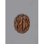 A carved wood relief of the Flagellation, probably South German, third quarter 18th centuryMinimal