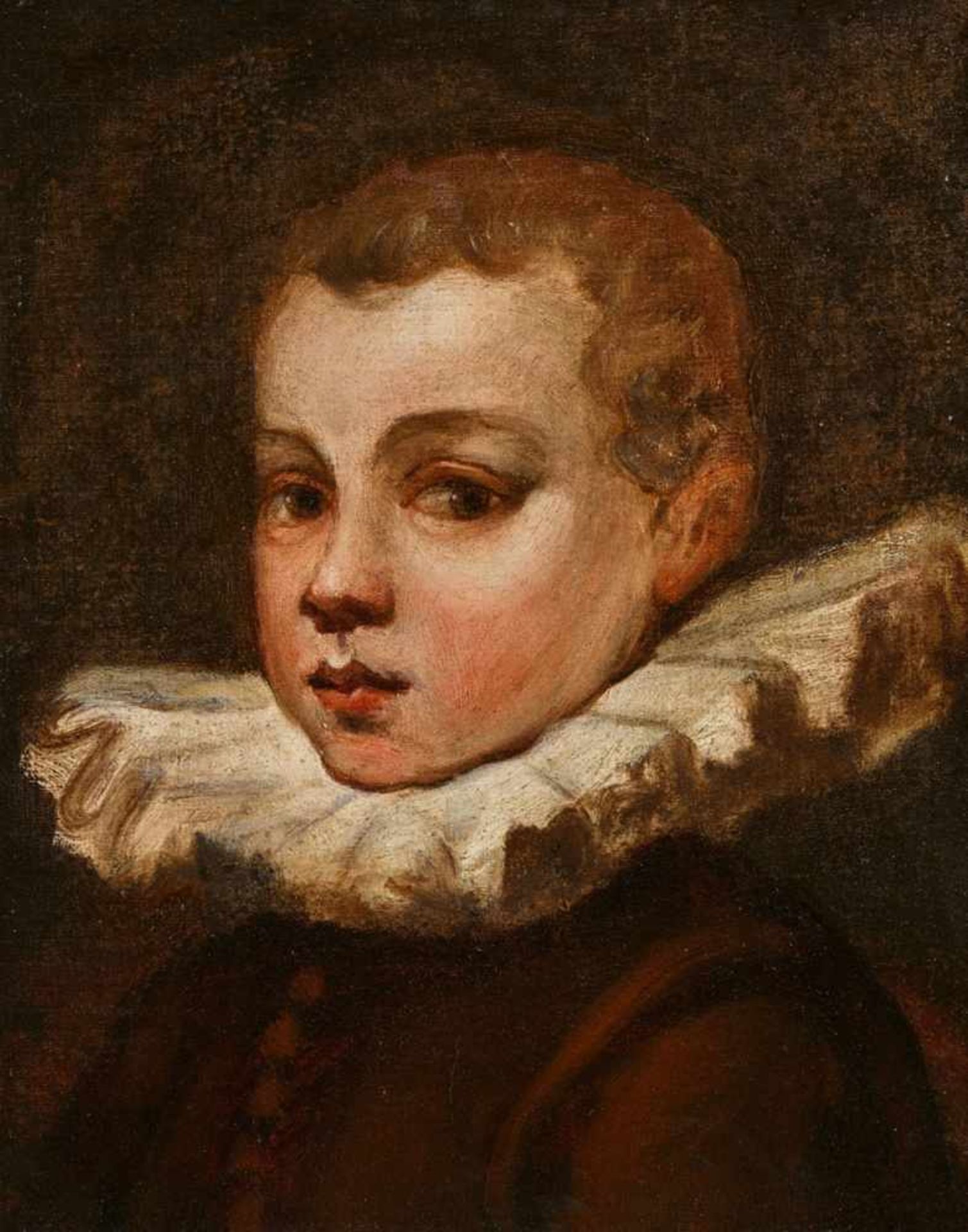 Venetian School, circa 1600Portrait of a YouthOil on canvas (relined). 38 x 30.5 cm.