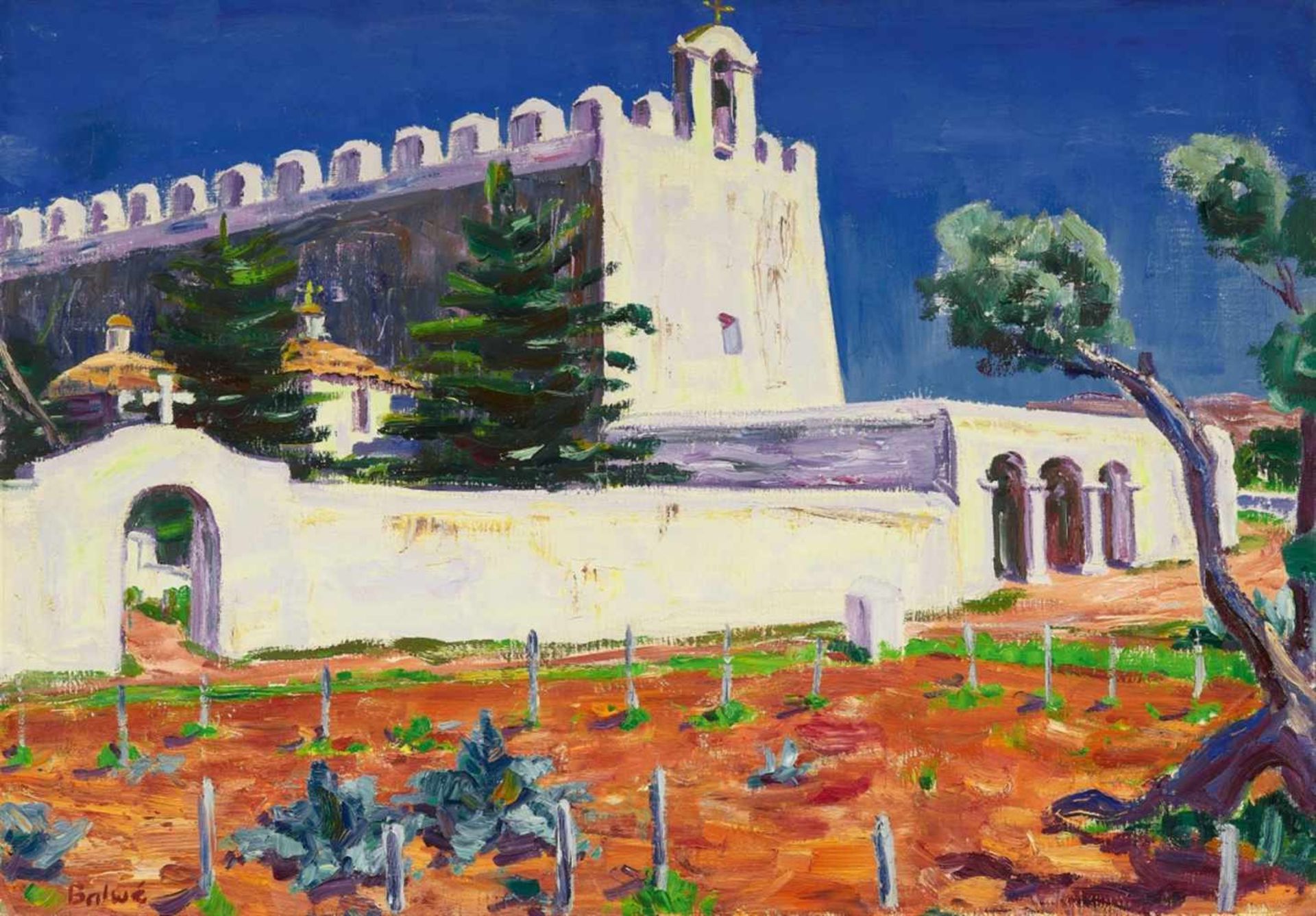 Arnold BalwéKirche auf Ibiza (Balearen)<