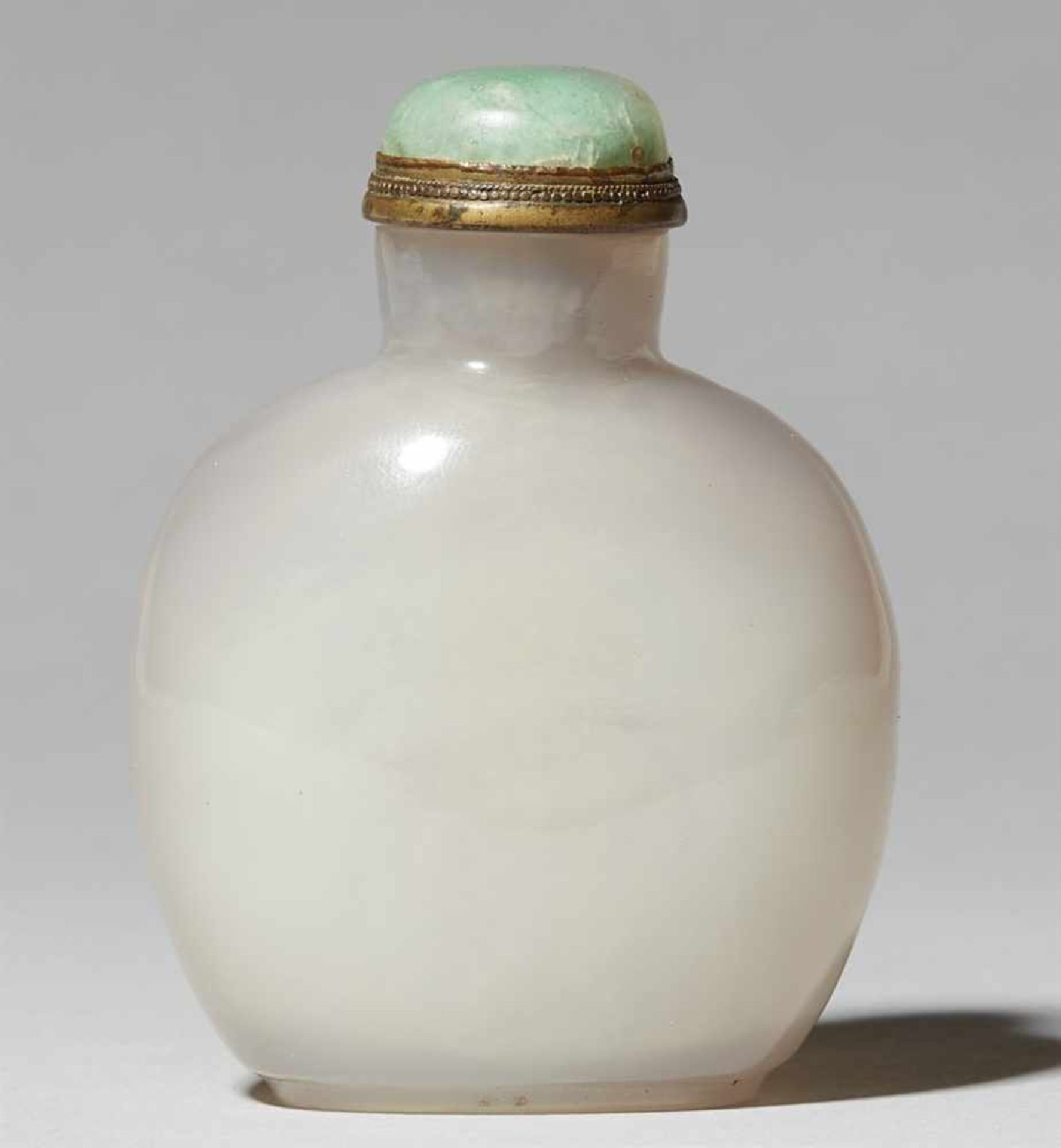 A glass snuff bottle