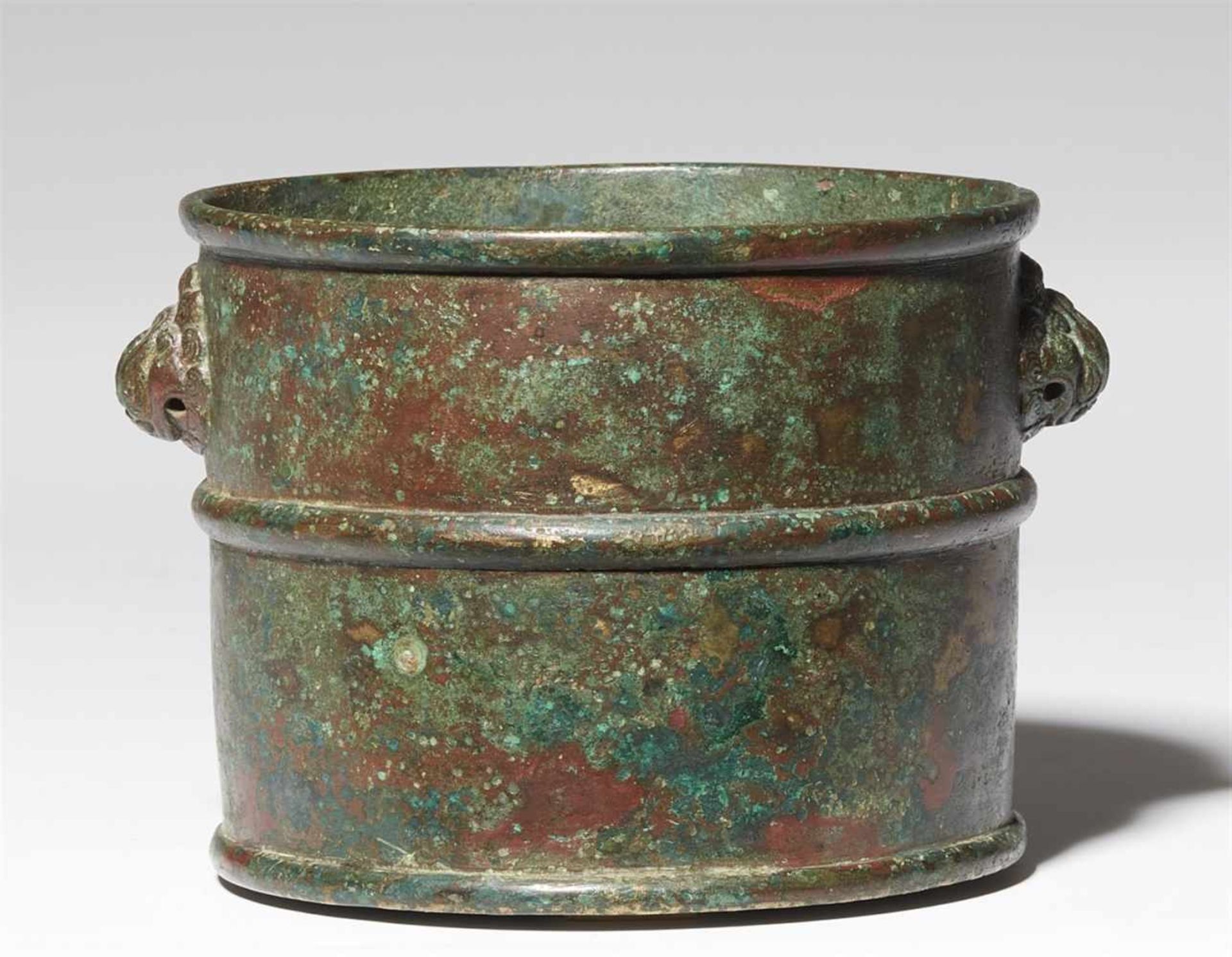 A bronze incense burner. Ming dynasty or later