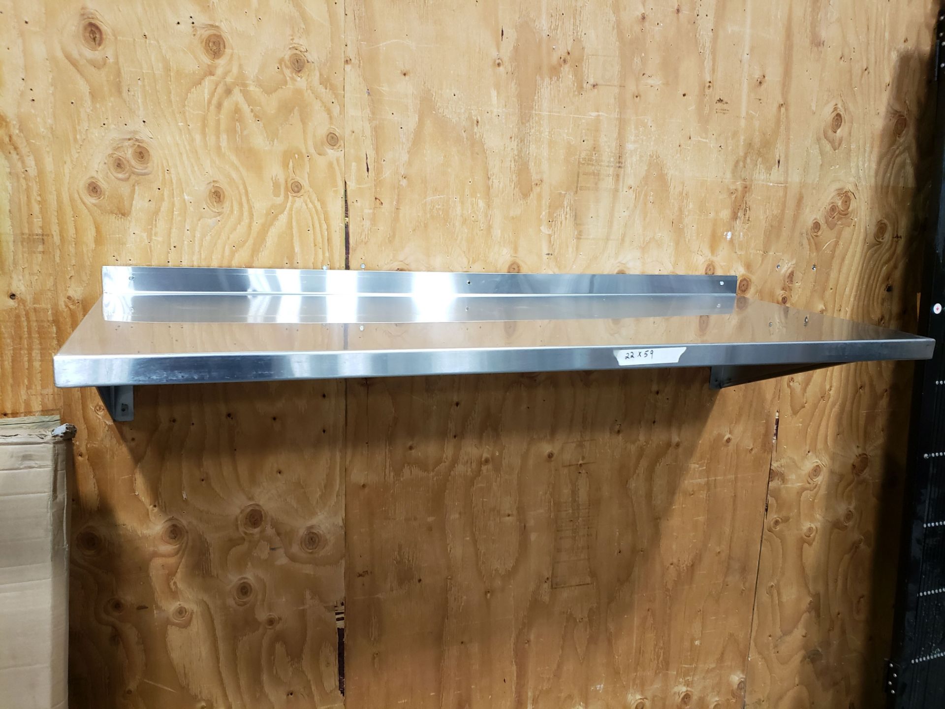 22" x 59" Stainless Steel Wall Shelf