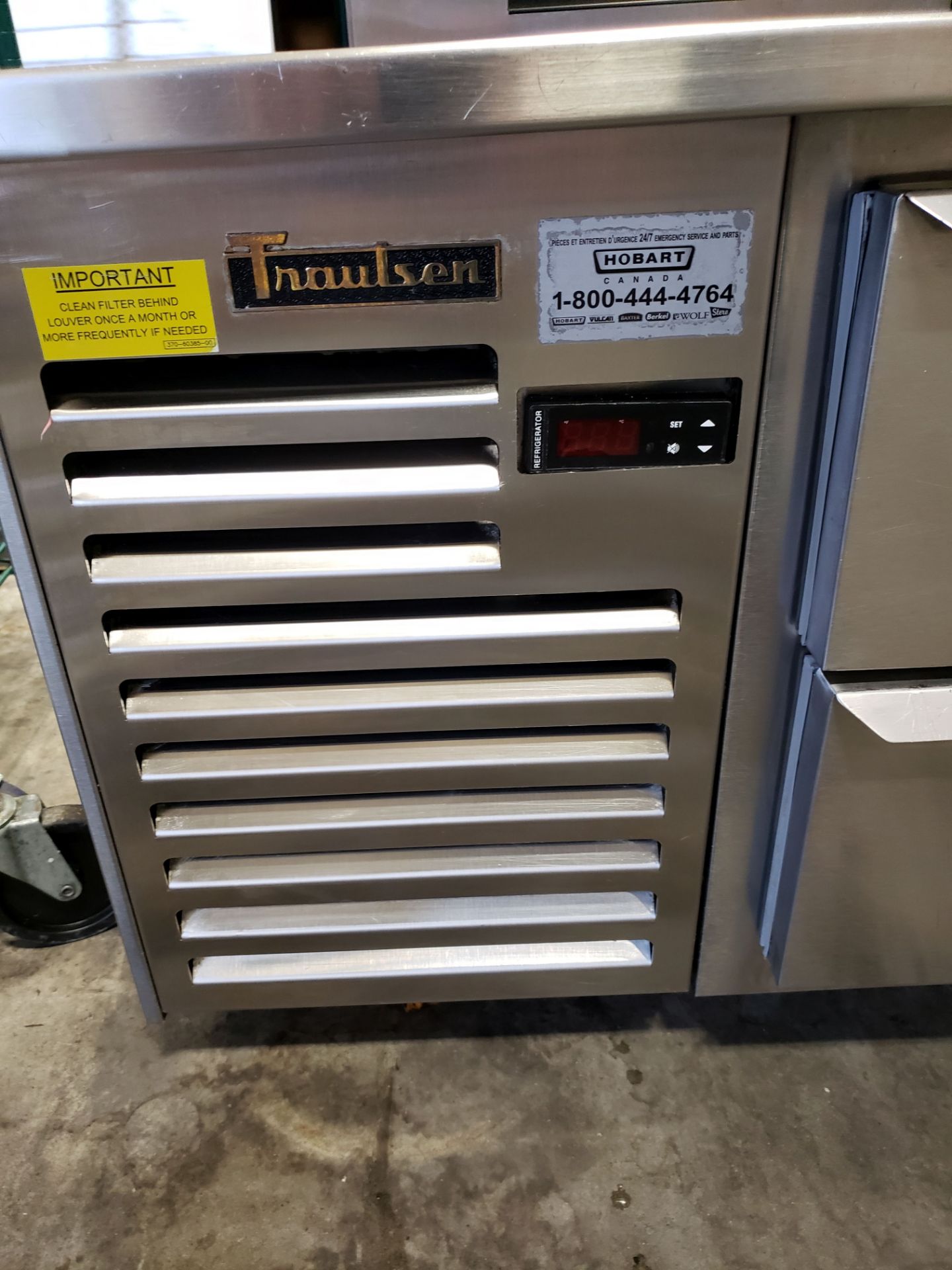 Traulsen 2 Drawer Refrigerated Equipment Stand - Model TE060HT - Image 3 of 3