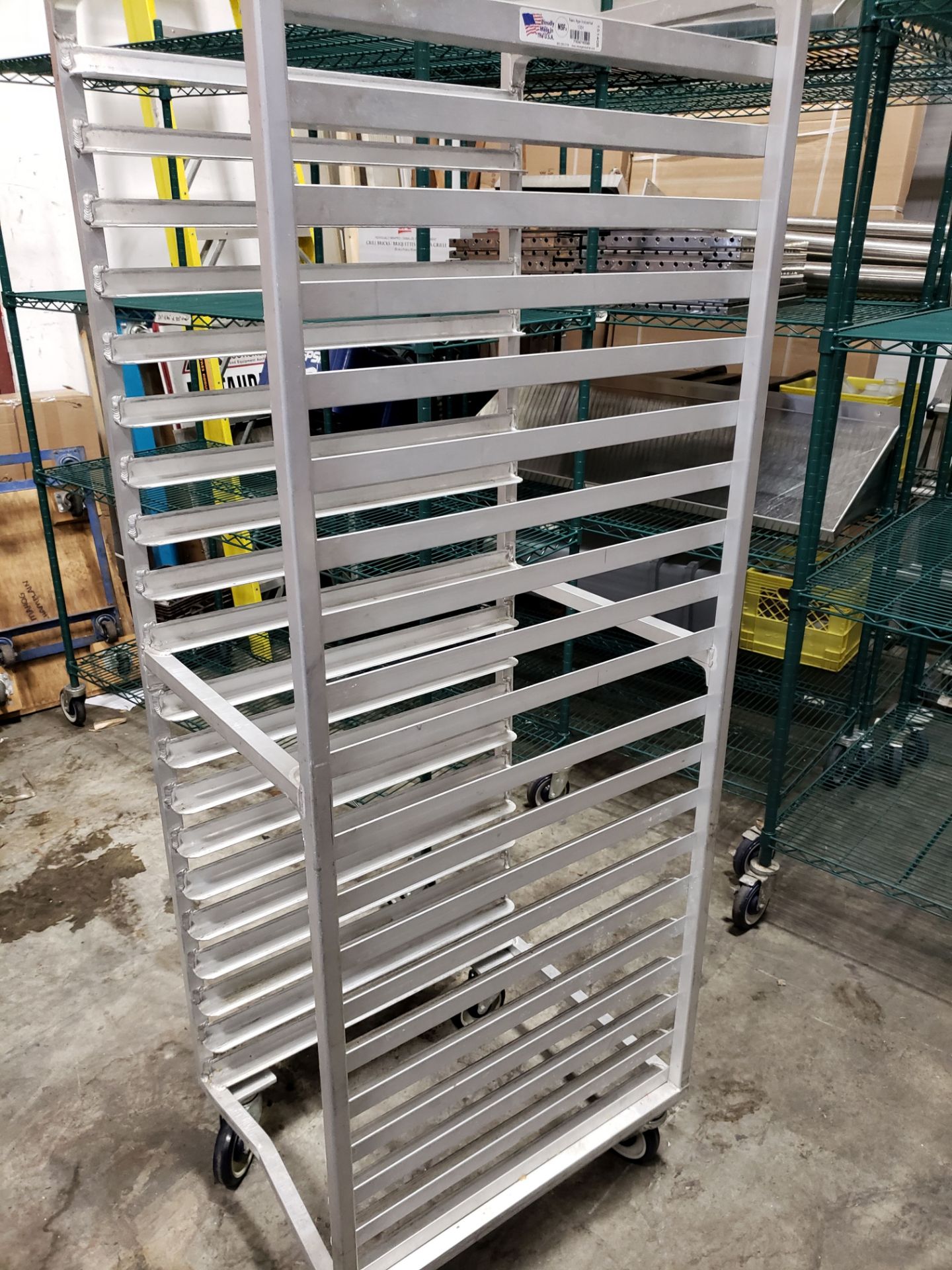 Aluminum 20 Pan Sheet Pan Rack on Casters - New Age Industries - Image 2 of 3