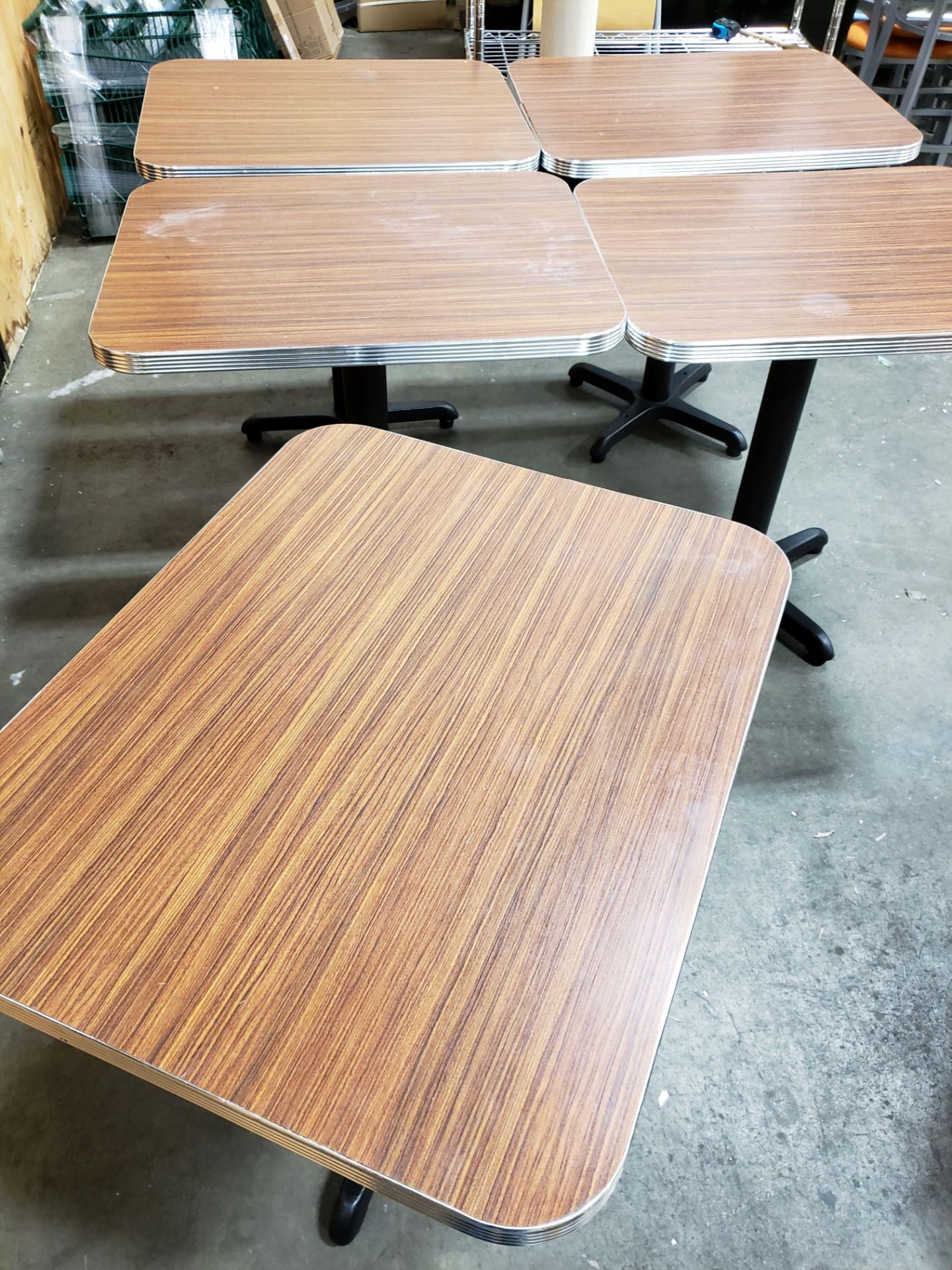 24" x 30" Wood Top Restaurant Tables - Lot of 5 - Image 4 of 4