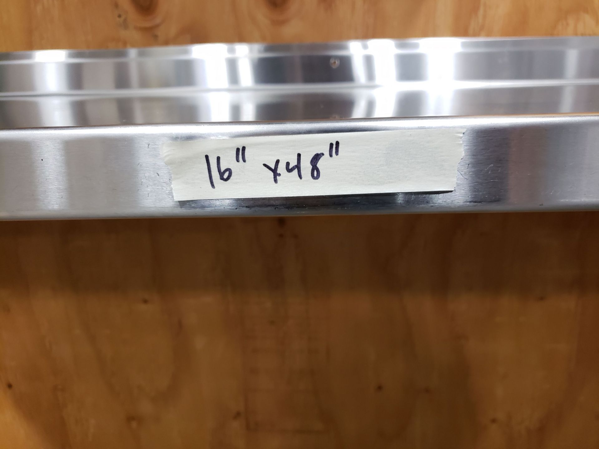 16" x 48" Stainless Steel Wall Shelf - Image 2 of 2