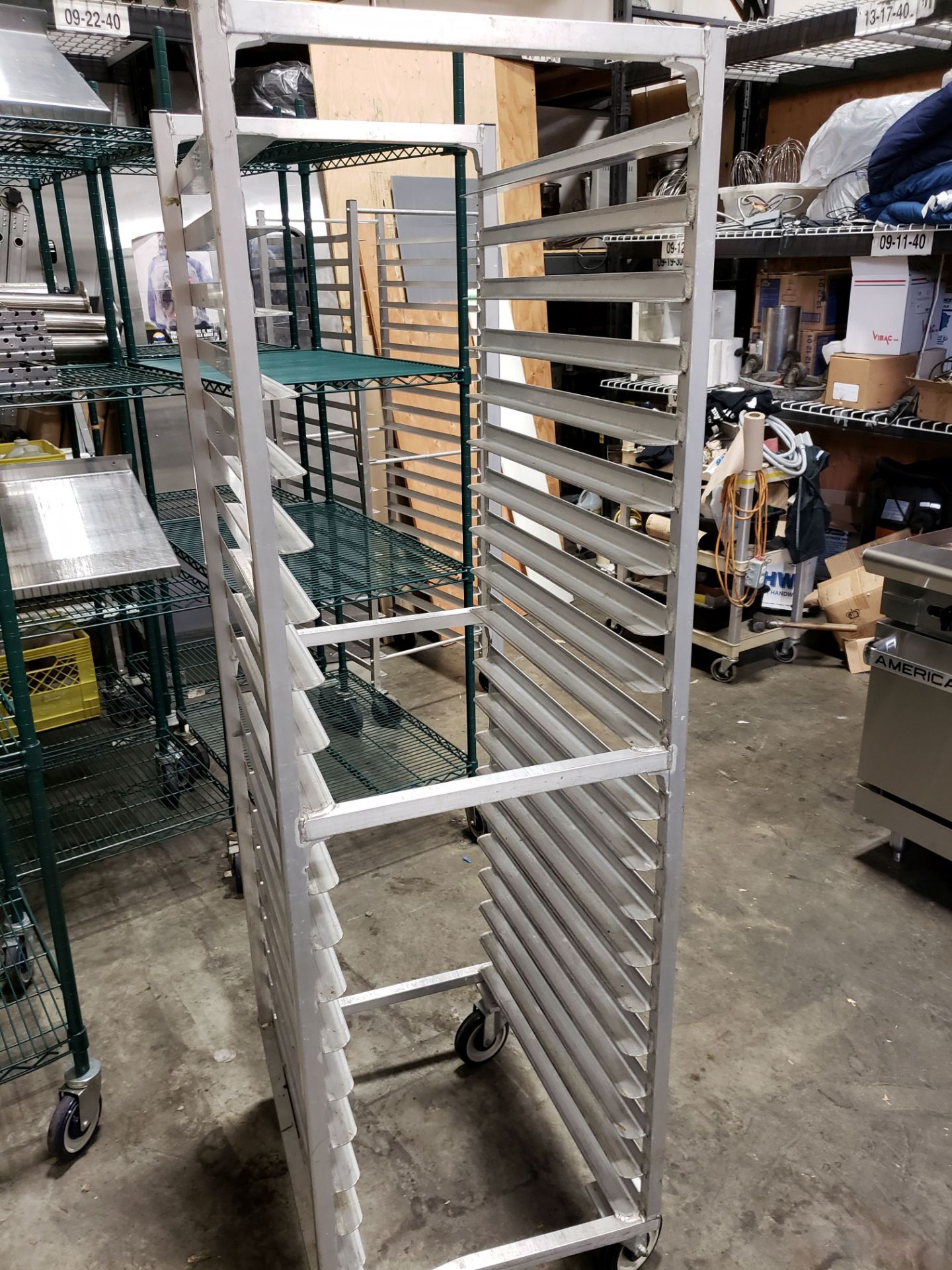 Aluminum 20 Pan Sheet Pan Rack on Casters - New Age Industries