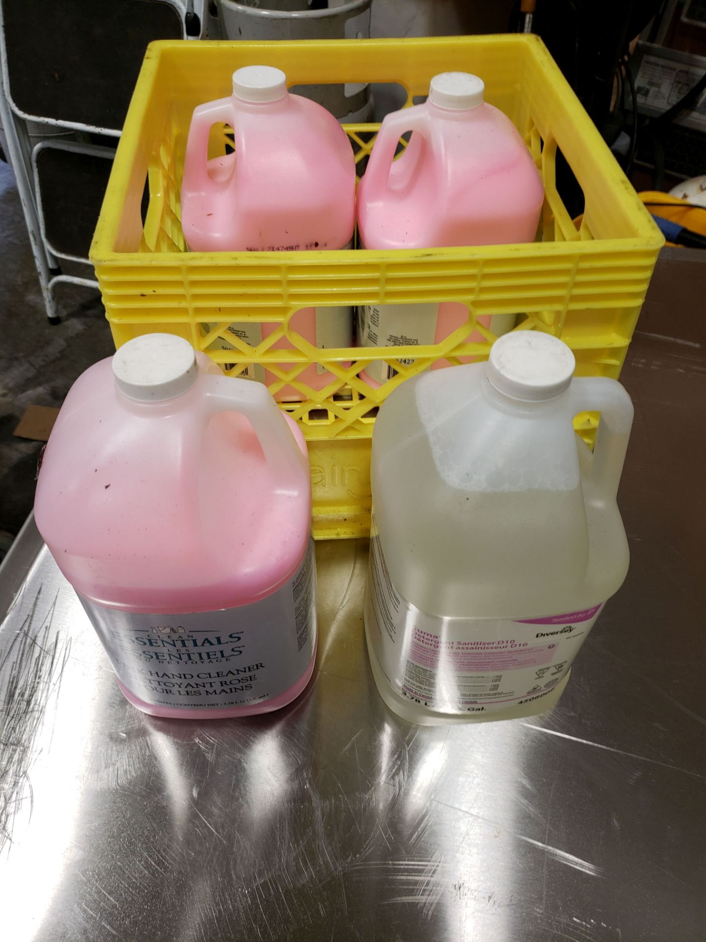 Pink Hand Soap x 3 & Suma Detergent Sanitizer x 1