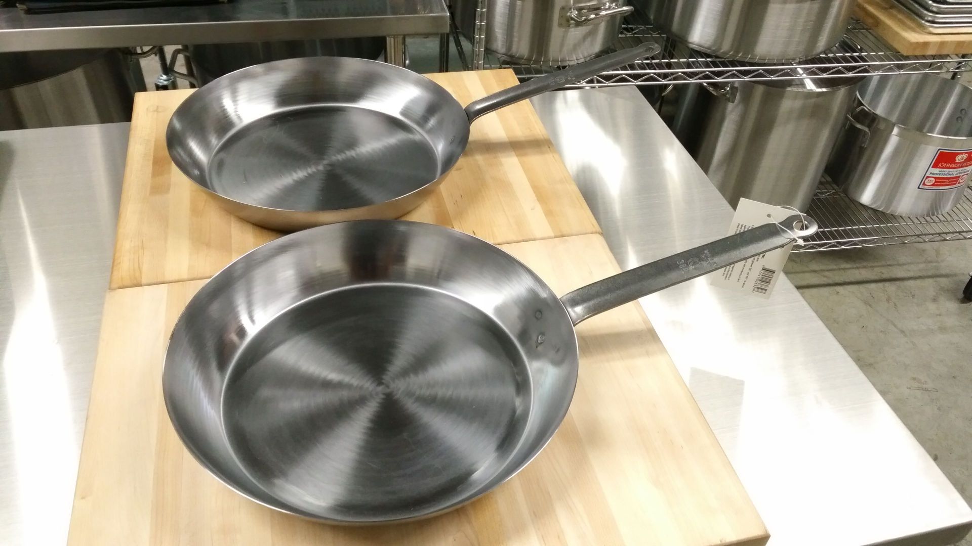 12.5" Carbon Steel Fry Pans Induction Capable - Lot of 2 - Image 2 of 4