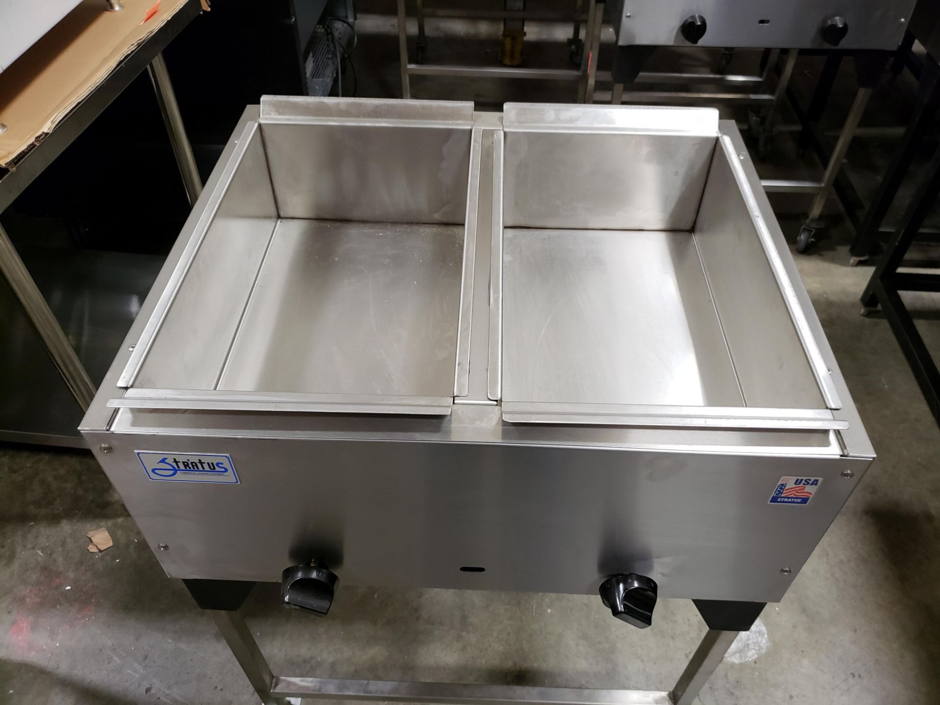 28" Propane 2 Well Steam Table on Casters - Model SST-28-2-S - CSA Certified - Made in USA - Bild 2 aus 3