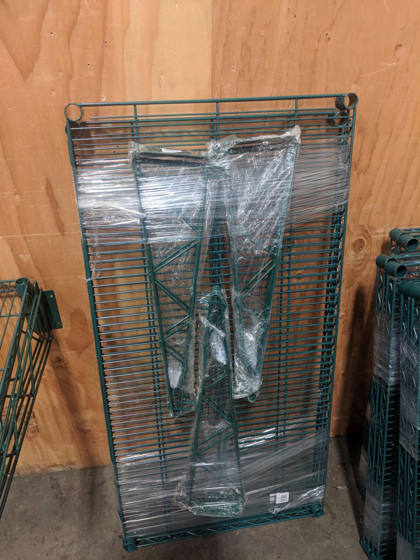 96" Epoxy Wire Shelving Section - Lot of 5 Pieces - Image 2 of 2