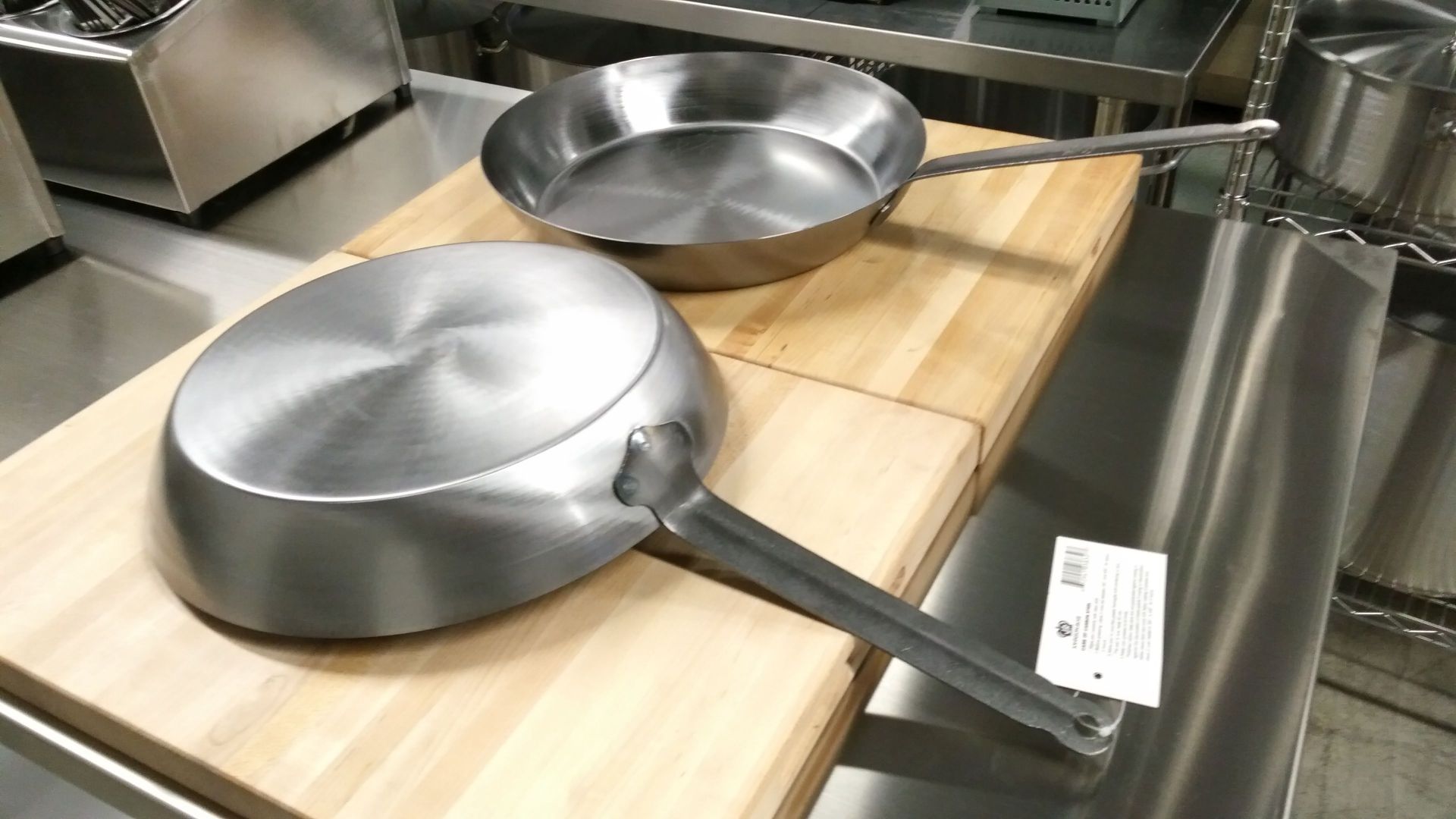 12.5" Carbon Steel Fry Pans Induction Capable - Lot of 2 - Image 4 of 4