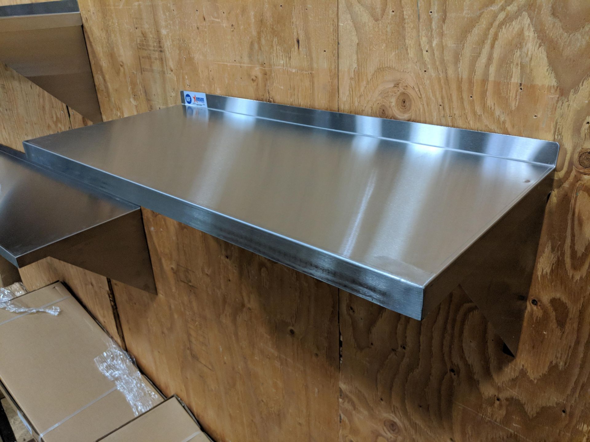 16" x 36" Stainless Steel Wall Shelves, Omcan 24409 - Lot of 2 - Image 2 of 3