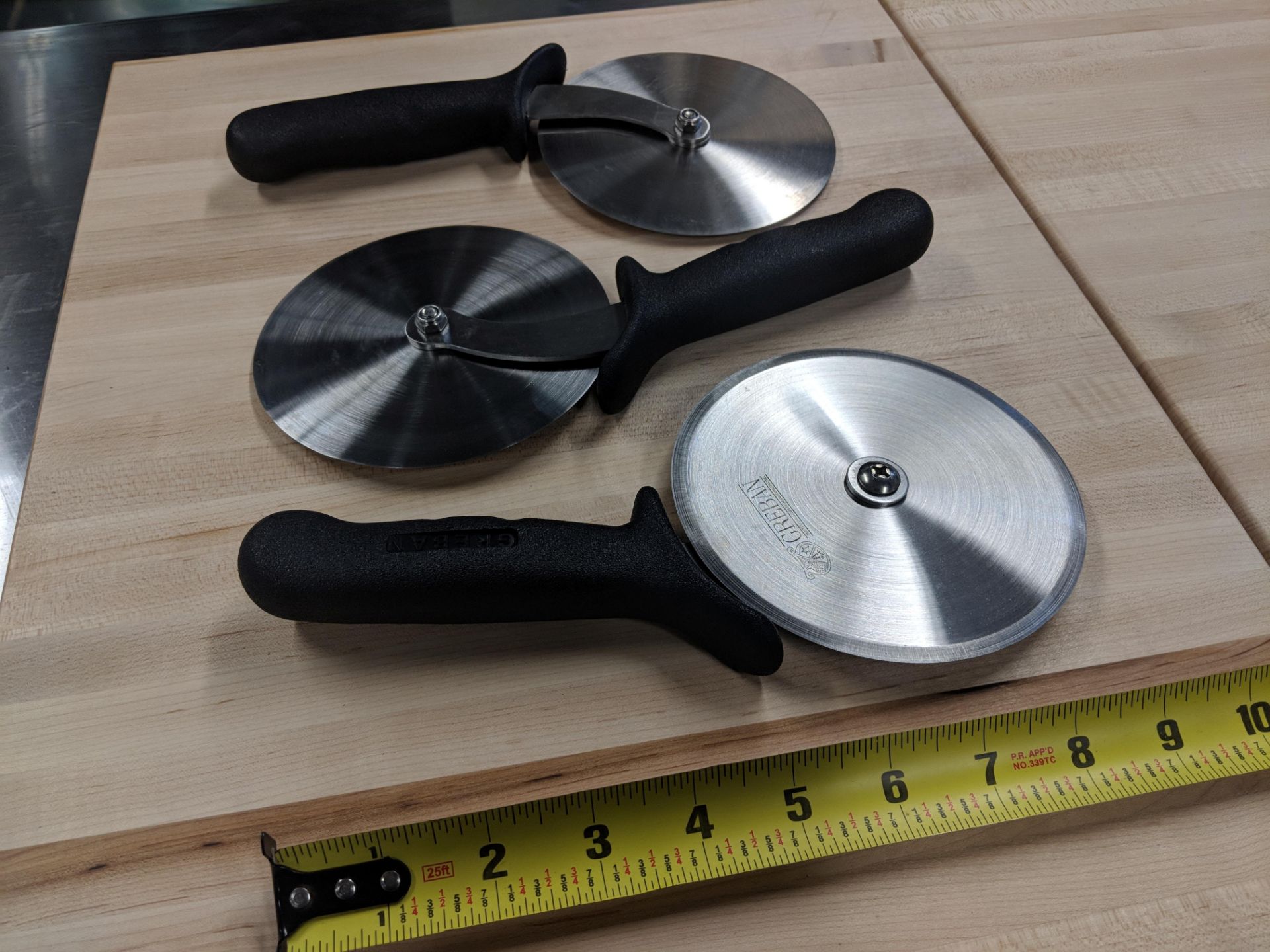 5” R-Style Pizza Cutters w/Black Handle - Lot of 3 - Image 5 of 7