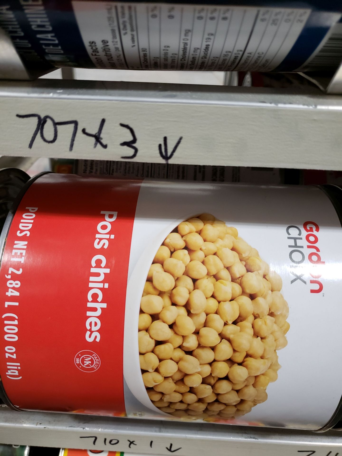 Gordon Choice Chick Peas - 3 x 2.84lt Cans