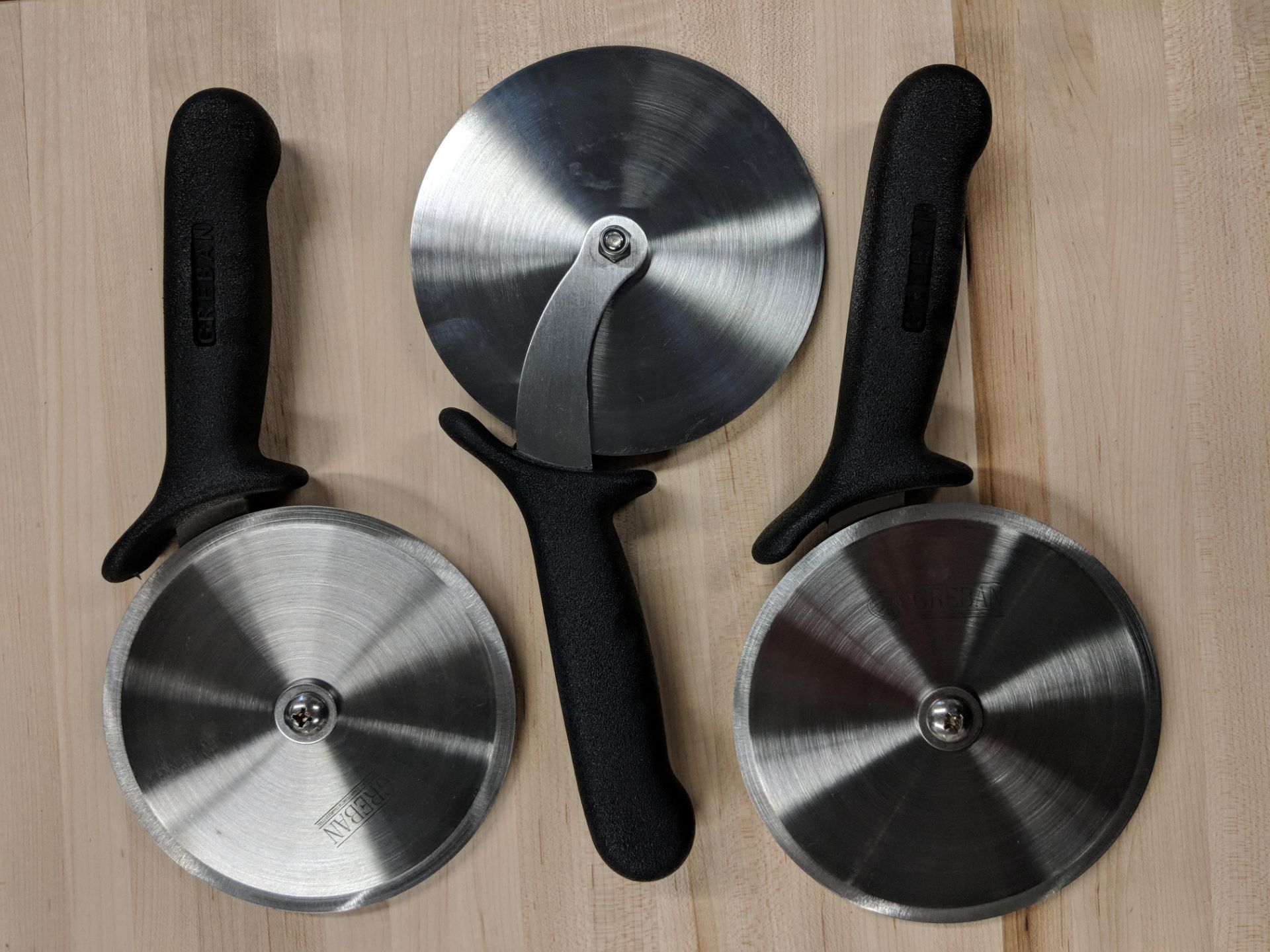 5” R-Style Pizza Cutters w/Black Handle - Lot of 3 - Image 4 of 7