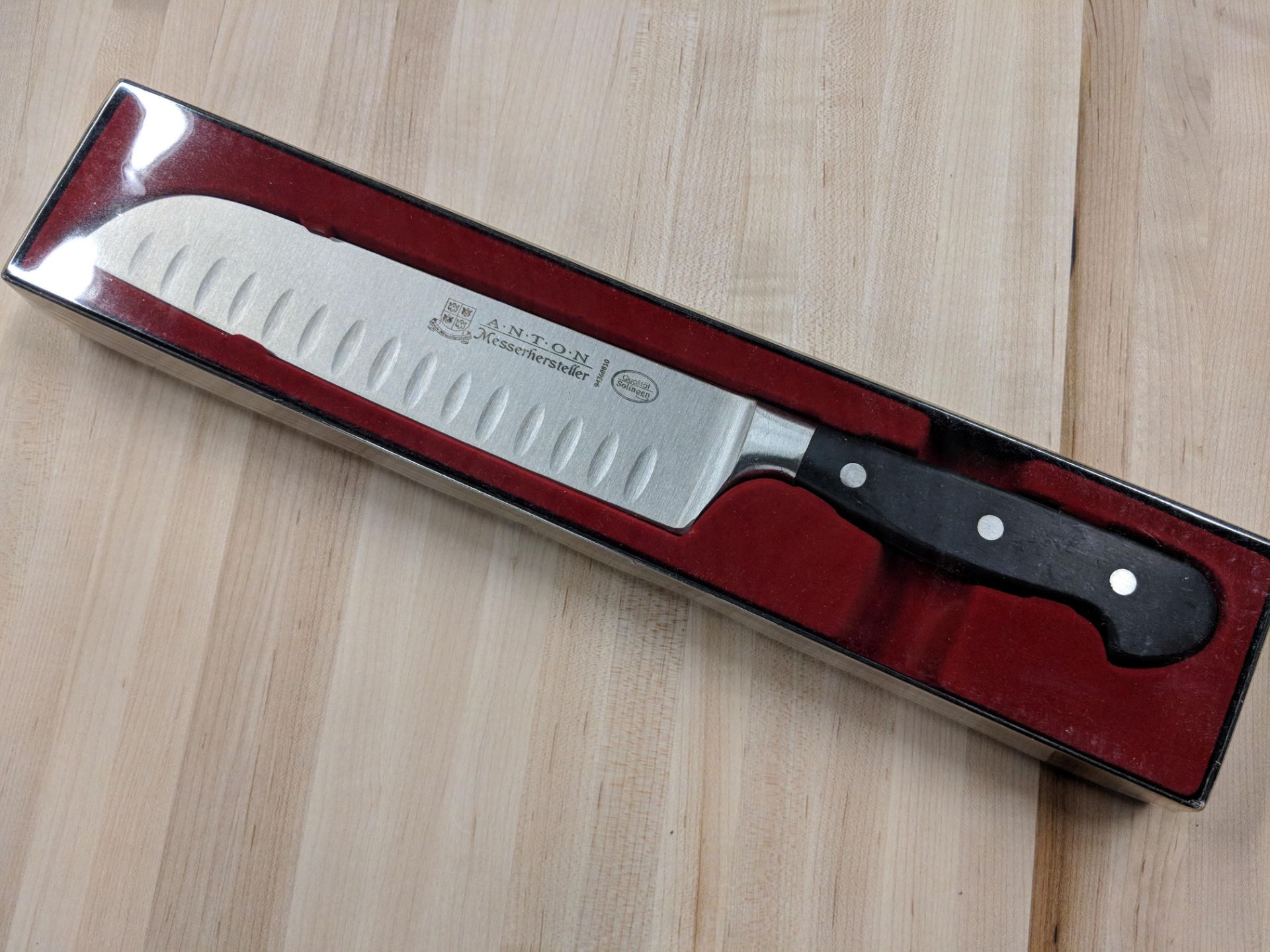 8" Santoku Knife w/Forged G-Edge Blade