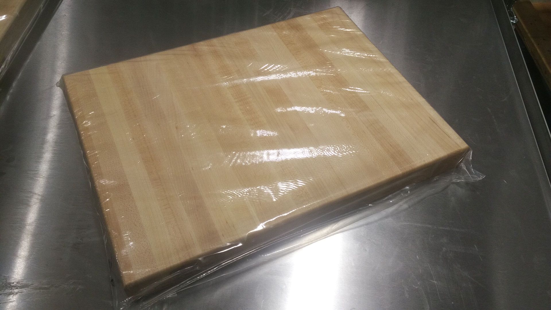 16" x 12" x 1.5" Hard Canadian Maple Solid Carving Board, Johnson Rose 71216